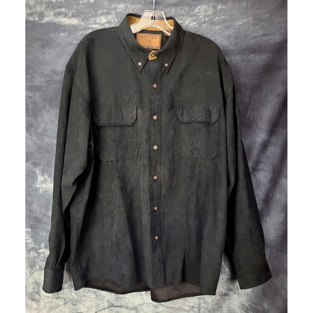 Clearwater Shirt‎ Outfitters Mens SZ XL Black